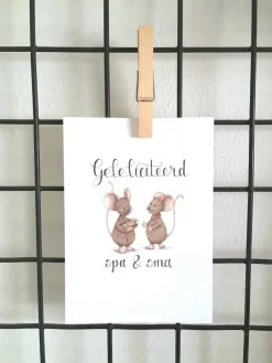 Online Ansichtkaart Gefeliciteerd opa&oma Wenskaarten