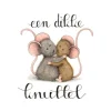 Sale Ansichtkaart Muisjes een dikke knuffel Wenskaarten