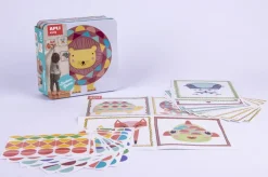 Clearance Kids Stickerspel in Blik Geometrische Dieren Creatief