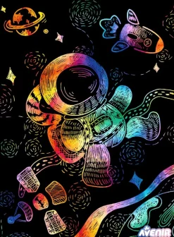 Best Kras met Sjablonen Ruimte Creatief