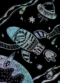 Best Kras met Sjablonen Ruimte Creatief