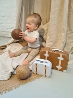 Outlet Basketbal in Bruin Vintage Buitenspeelgoed