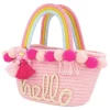 Clearance Kindertasje "hello" Roze Tassen & Rugzakken