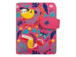 Portemonnee Luiaard Roze Tassen & Rugzakken