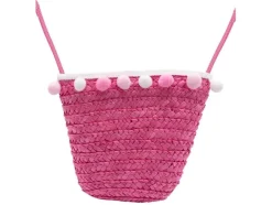 Discount Schoudertas met Roze Pompons Roze Tassen & Rugzakken