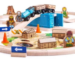 Best Houten Trein Construction Set 50-delig Treinen