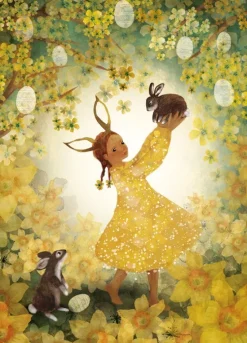 Best Postkaart Easter Bunny Wenskaarten