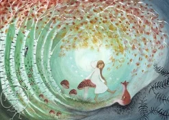 Postkaart Fall Fairy Wenskaarten