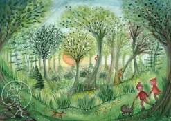 Best Postkaart Forest Wenskaarten