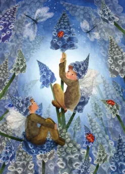 Outlet Postkaart Ladybug Blues Wenskaarten