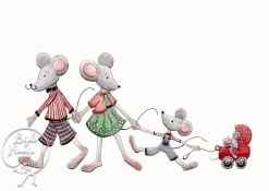 New Postkaart Mice Wenskaarten