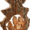 New Boomschors Waxinelichtje Deco Kerst Hout Kerstcadeautjes