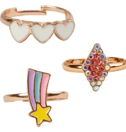 Outlet Boutique Heart Star Rings, 3 Pcs Sieraden