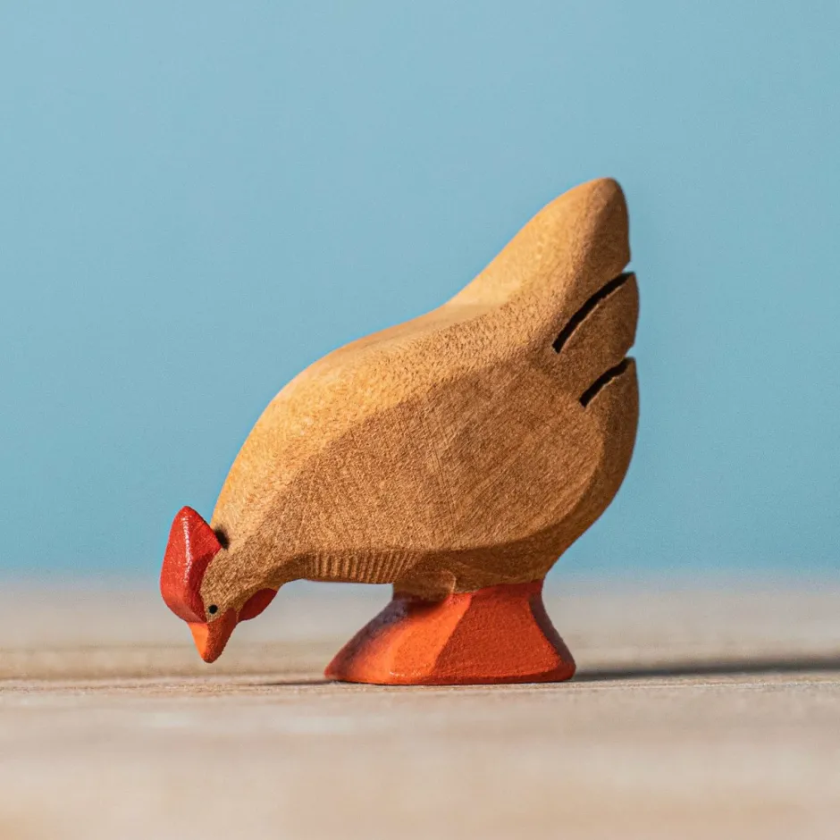 Clearance Kip Bruin Pikkend Kippen|Boerderijdieren