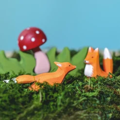 Hot Vos Welp Staand Bosdieren