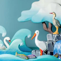 Outlet BumbuToys Ooievaar Staand Vogels|Bosdieren