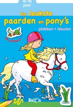 Hot De leukste paarden en pony's plakboek Hobbyboeken