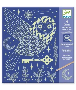 Hot Kraskaarten Glow in the Dark At Night Creatief