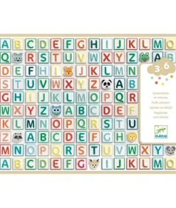 Online Puffy Stickers Alfabet Creatief