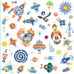 Discount Stickerset Ruimte Interstellar Creatief