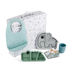 Online Kinderservies Stick&Stay Cadeauset Blue mix Kinderservies|Kraamcadeaus