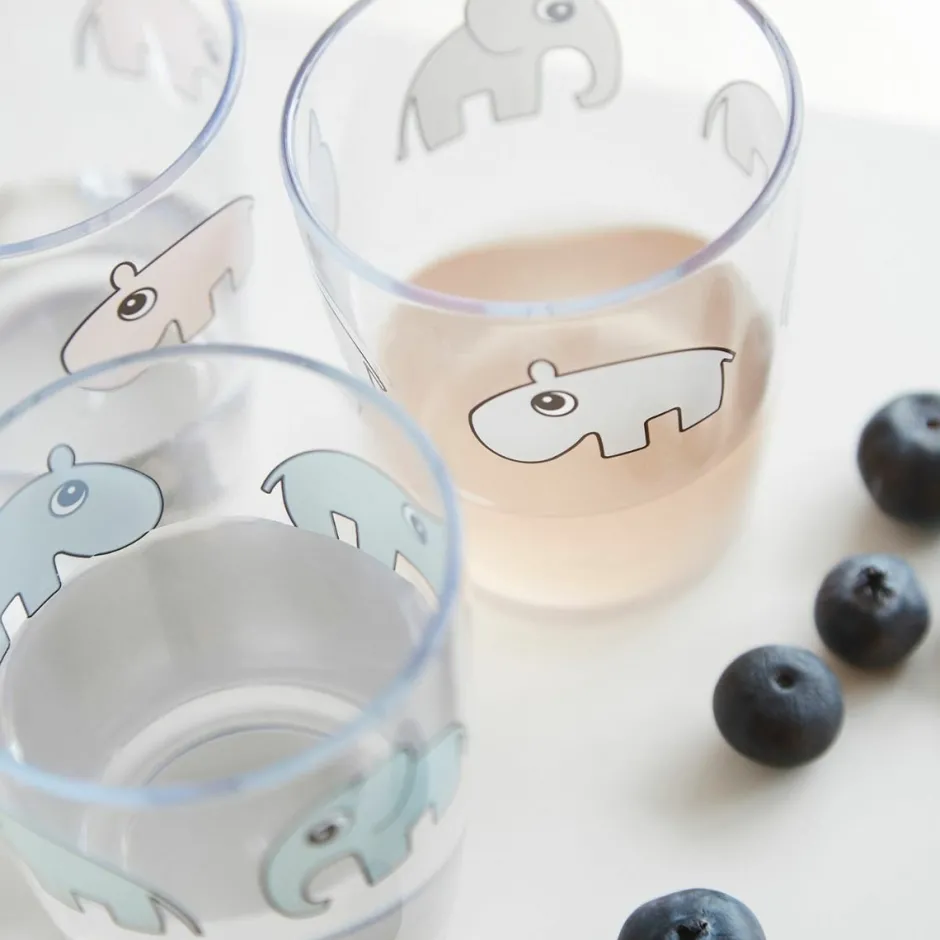 Clearance Yummy Mini Glas Deer friends Powder Kinderservies