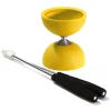Best Acrobat Rubber Diabolo Geel met Alu Handstokken Buitenspeelgoed