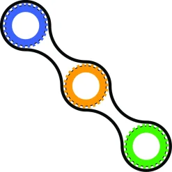 Outlet Ah!Ha Games Trilos Color Matching Game Breinbrekers