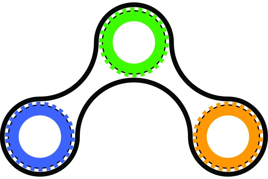 Outlet Ah!Ha Games Trilos Color Matching Game Breinbrekers