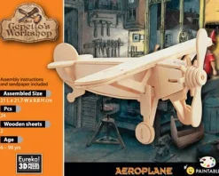 Sale 3D Hout Model Gepetto´s Aeroplane Creatief