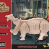 Hot 3D Hout Model Gepetto´s Hippopotamus Creatief