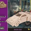 Clearance 3D Hout Model Gepetto's Race Car Creatief