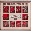 Outlet Metal Puzzle Oranje Set 10-delig Breinbrekers