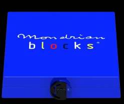 Hot Mondrian Blocks Blue Edition Denkspellen