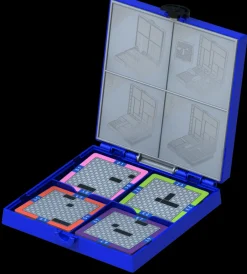 Hot Mondrian Blocks Blue Edition Denkspellen