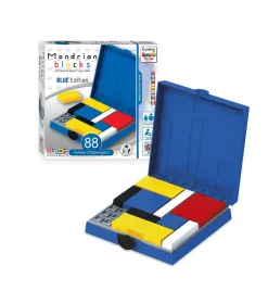 Hot Mondrian Blocks Blue Edition Denkspellen