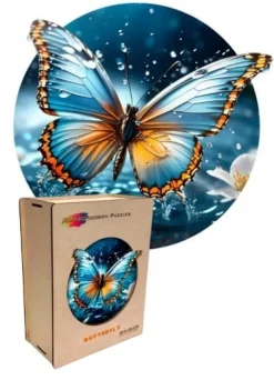 Hot Rainbo Houten Puzzel in Box Vlinder 200pcs Contour Puzzels