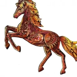 Clearance Rainbo Houten Puzzel Wild Paard 103pcs Houten Puzzels