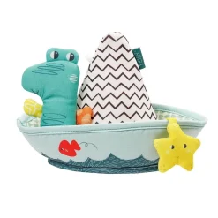 Badspeelgoed Bootje met Vingerpop Krokodil Babyspeelgoed
