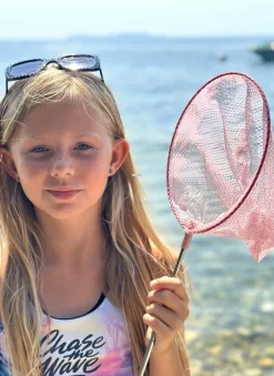 Clearance Telescopisch Schepnet Roze Buitenspeelgoed