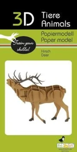 Discount 3D Papiermodel Hert Creatief