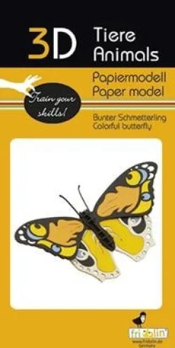 Best 3D Papiermodel Vlinder Creatief