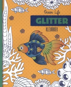 Hot Glitter kleurboek Ocean life Kleurboeken