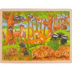 Best Puzzel Baby Dieren Bos Hout Houten Puzzels