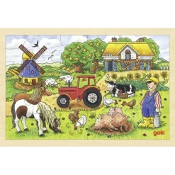 Online Puzzel Boerderij Dieren Houten Puzzels