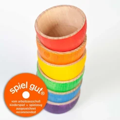 New Houten Bakjes 6-delig 15-119 Open Ended Play