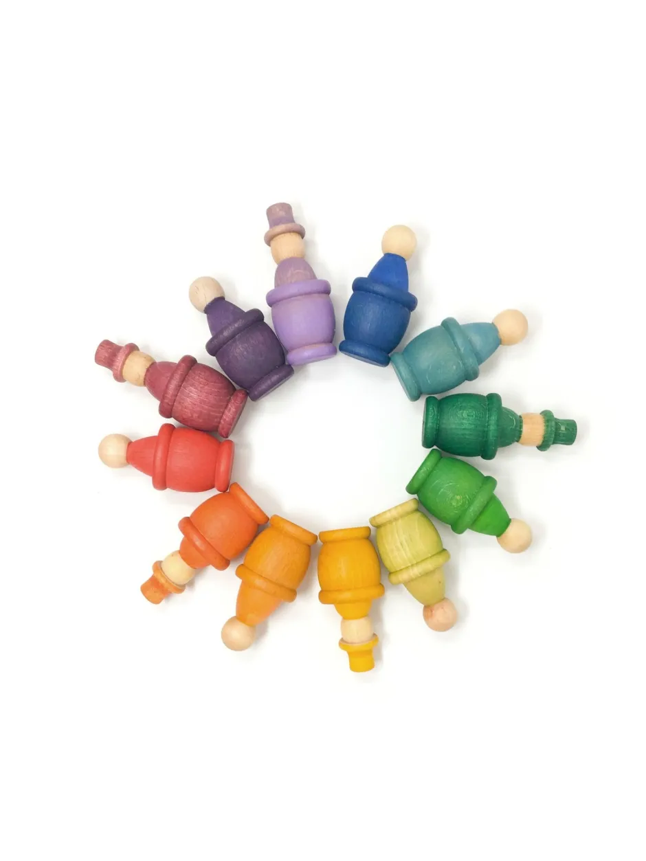 Hot Mates Houten Kopjes 12-delig 18-183 Open Ended Play