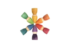 Sale Tomten Regenboog Houten Speelset 20-213 Open Ended Play