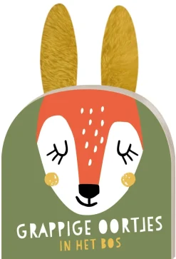 Grappige oortjes - In het bos - Vos Voelboeken