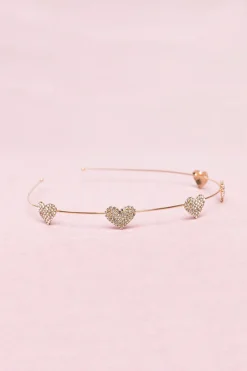 Hot Boutique Rhinestone Heart Hoofdband Sieraden